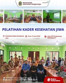 PELATIHAN KADER KESEHATAN JIWA